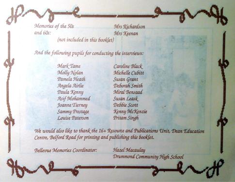 Bellevue Memories Page 4